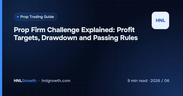 Prop Firm Challenge Explained: Profit Targets, Drawdown and Passing Rules cover illustration