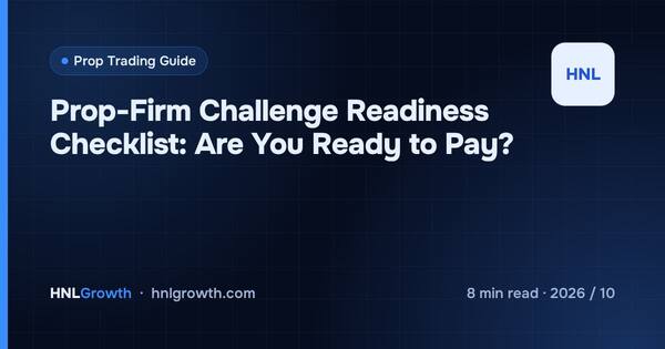 Prop-Firm Challenge Readiness Checklist: Are You Ready to Pay? cover illustration
