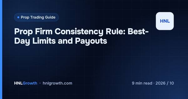 Prop Firm Consistency Rule: Best-Day Limits and Payouts cover illustration
