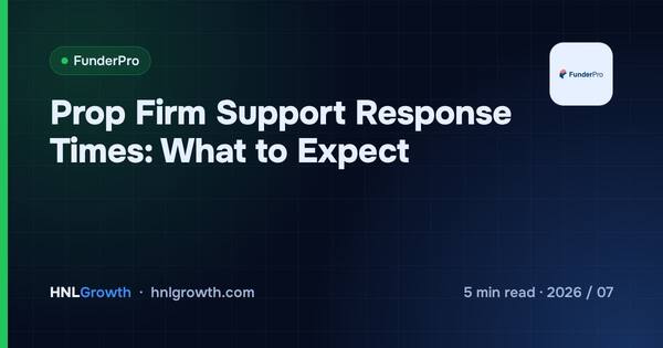 Prop Firm Support Response Times: What to Expect cover illustration