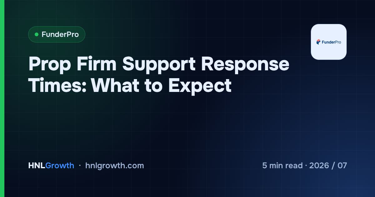 Prop Firm Support Response Times: What to Expect — cover image
