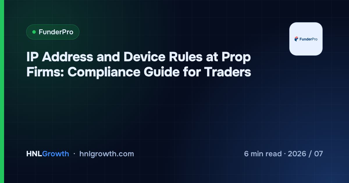 IP Address and Device Rules at Prop Firms: Compliance Guide for Traders — cover image
