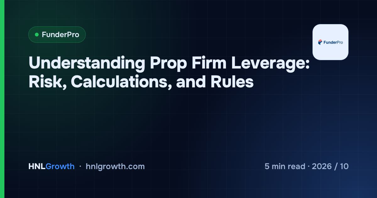 Understanding Prop Firm Leverage: Risk, Calculations, and Rules — cover image