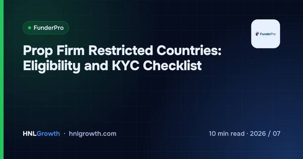 Prop Firm Restricted Countries: Eligibility and KYC Checklist cover illustration