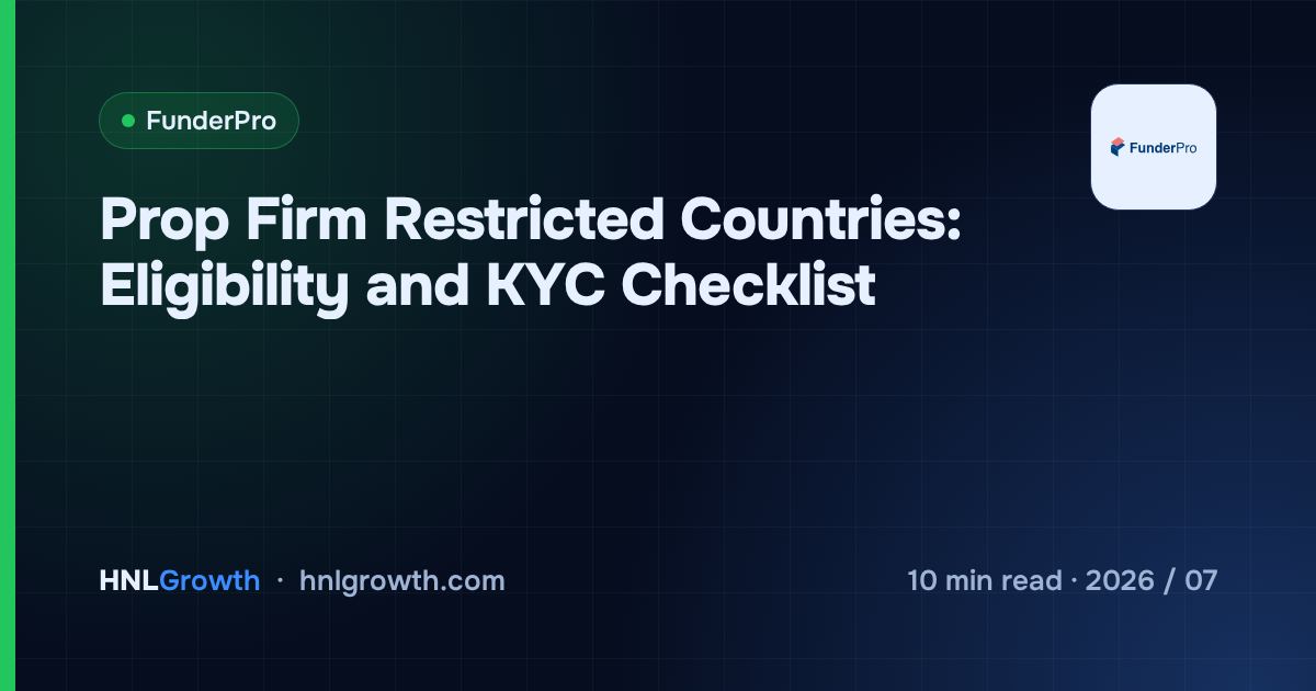 Prop Firm Restricted Countries: Eligibility and KYC Checklist — cover image