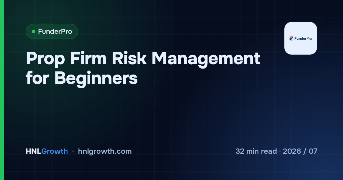Prop Firm Risk Management for Beginners — cover image