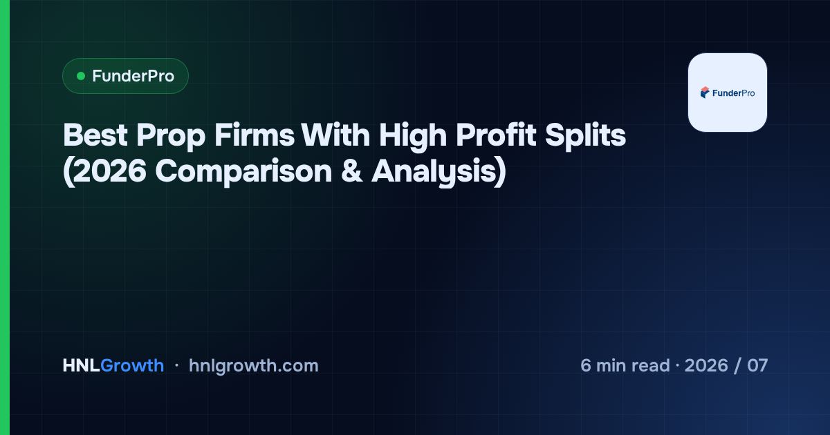 Best Prop Firms With High Profit Splits (2026 Comparison & Analysis) — cover image