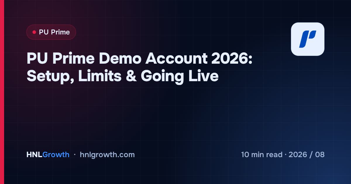 PU Prime Demo Account 2026: Setup, Limits & Going Live — cover image