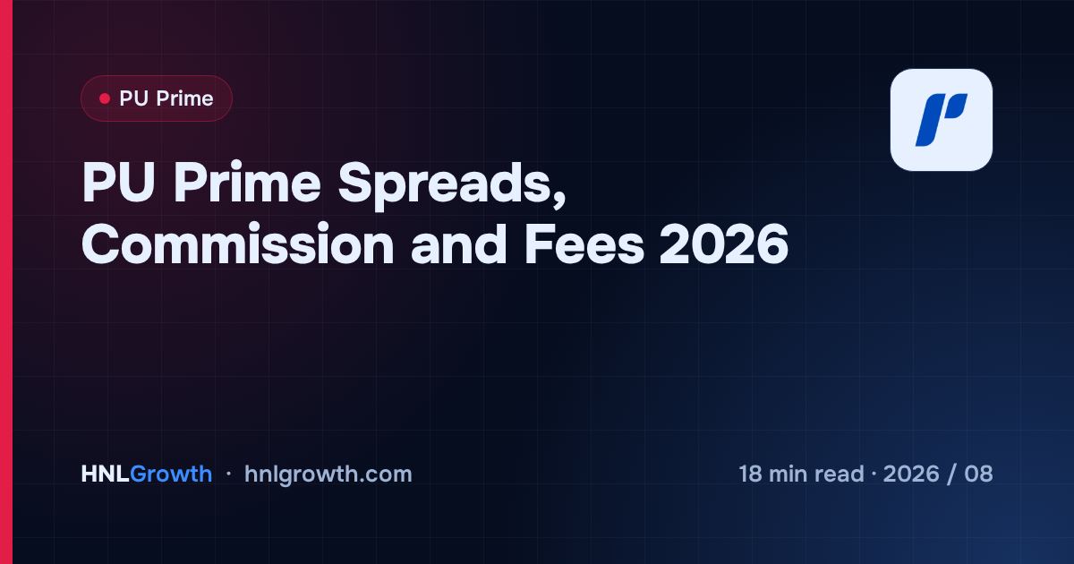 PU Prime Spreads, Commission and Fees 2026 — cover image