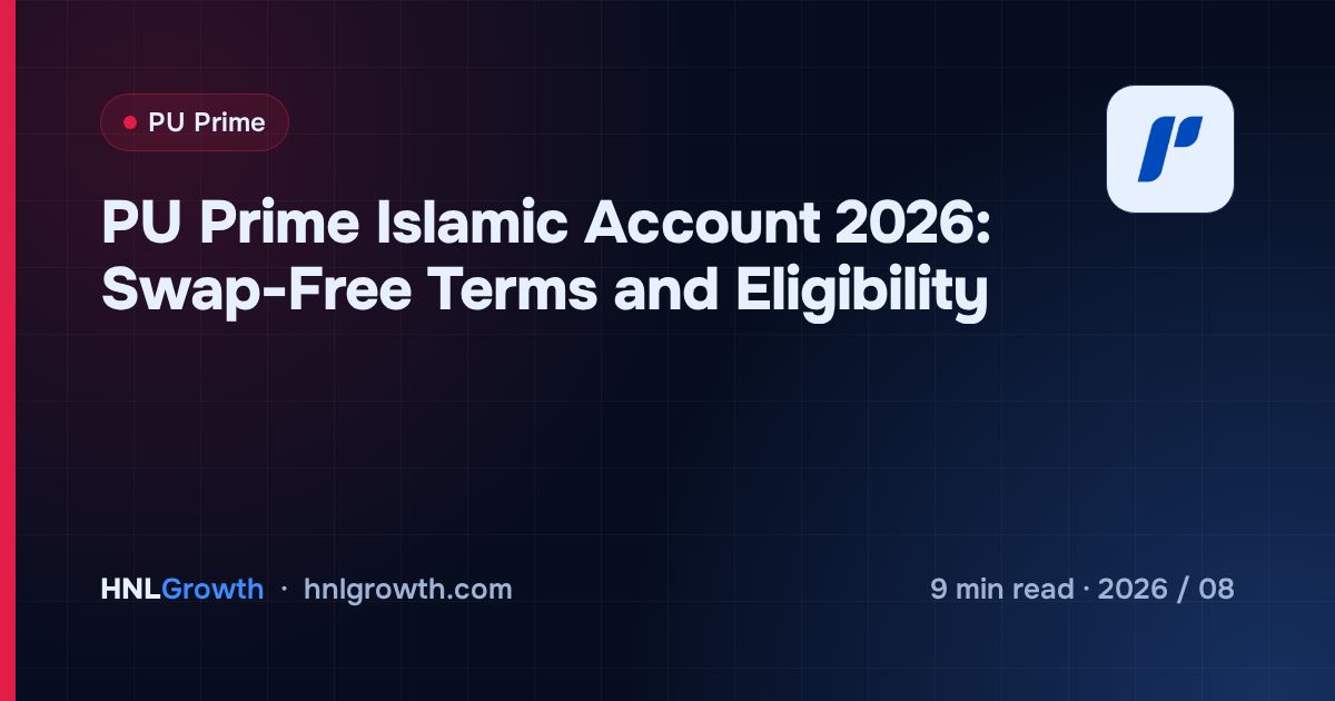 PU Prime Islamic Account 2026: Swap-Free Terms and Eligibility — cover image