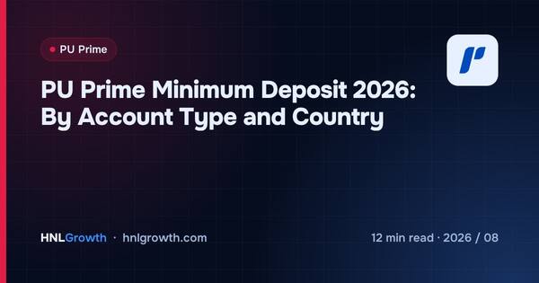 PU Prime Minimum Deposit 2026: By Account Type and Country cover illustration