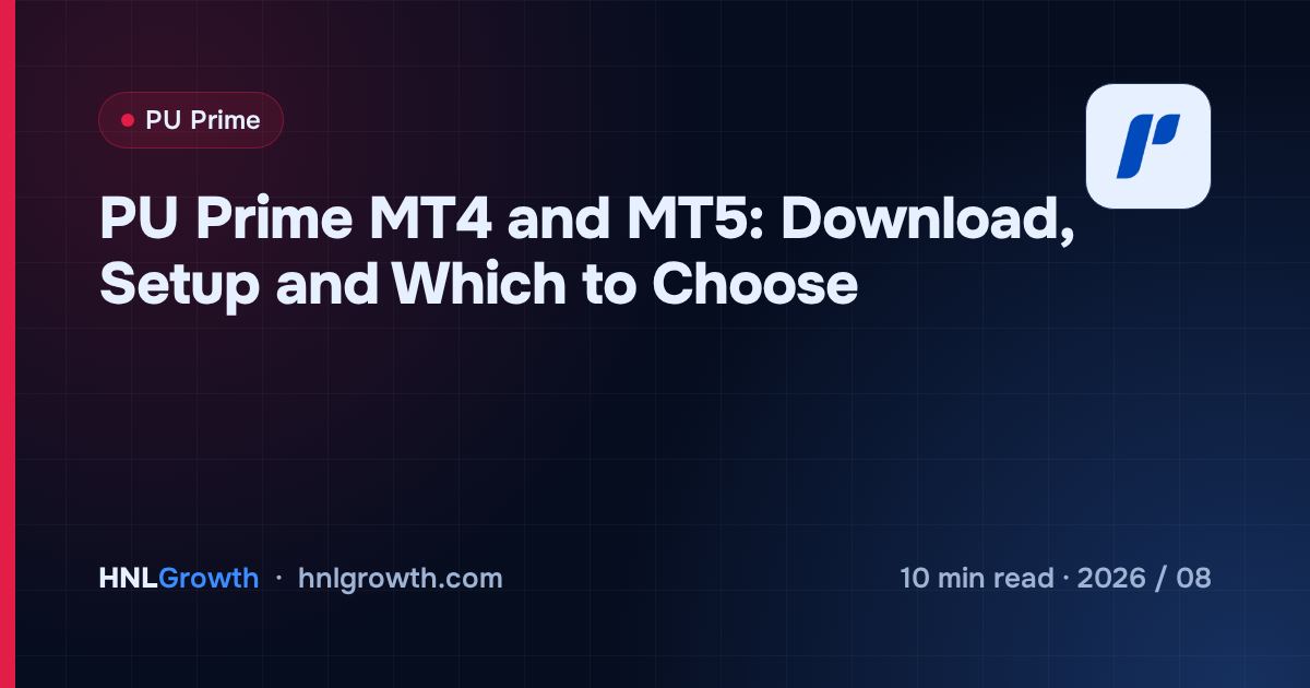 PU Prime MT4 and MT5: Download, Setup and Which to Choose — cover image