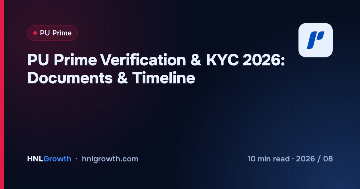 PU Prime Verification & KYC 2026: Documents & Timeline — cover image