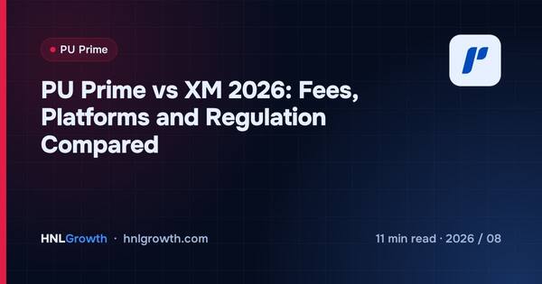 PU Prime vs XM 2026: Fees, Platforms and Regulation Compared cover illustration