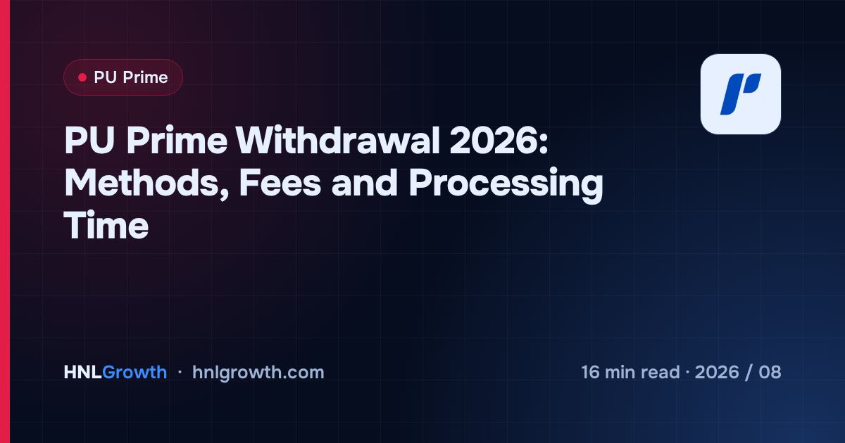 PU Prime Withdrawal 2026: Methods, Fees and Processing Time — cover image