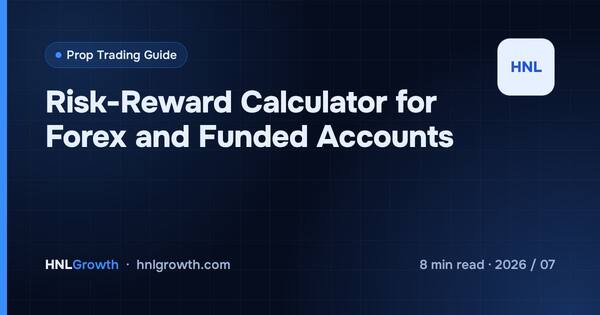 Risk-Reward Calculator for Forex and Funded Accounts cover illustration