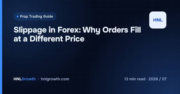 Slippage in Forex: Why Orders Fill at a Different Price cover illustration