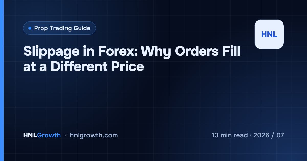Slippage in Forex: Why Orders Fill at a Different Price — cover image