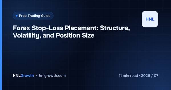 Forex Stop-Loss Placement: Structure, Volatility, and Position Size cover illustration