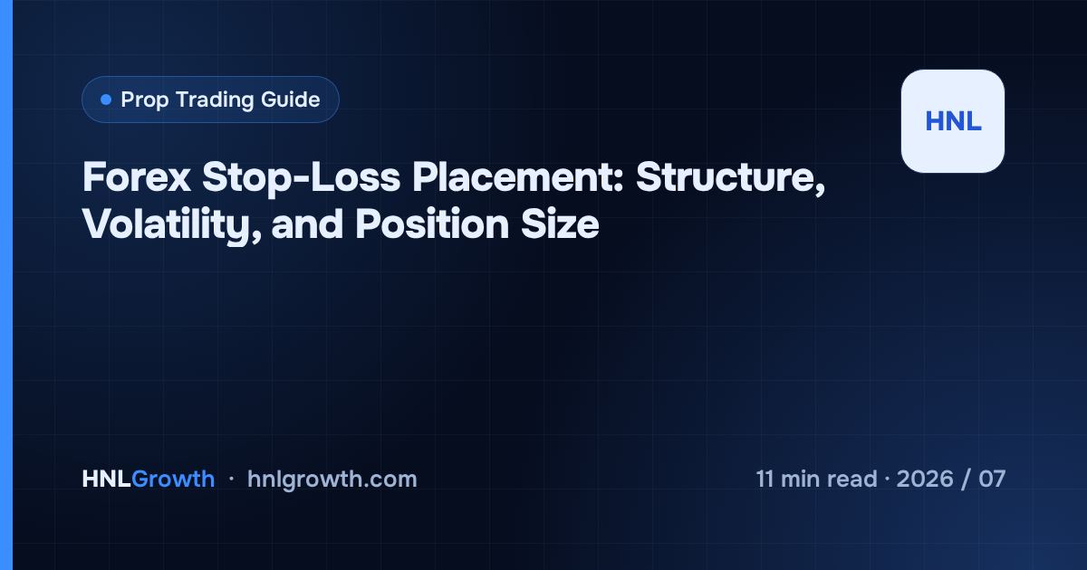 Forex Stop-Loss Placement: Structure, Volatility, and Position Size — cover image