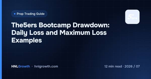 The5ers Bootcamp Drawdown: Daily Loss and Maximum Loss Examples cover illustration