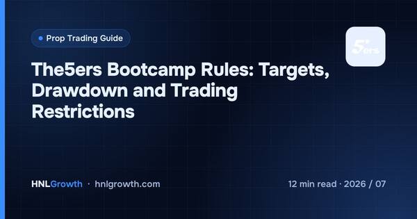 The5ers Bootcamp Rules: Targets, Drawdown and Trading Restrictions cover illustration