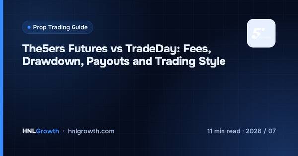 The5ers Futures vs TradeDay: Fees, Drawdown, Payouts and Trading Style cover illustration