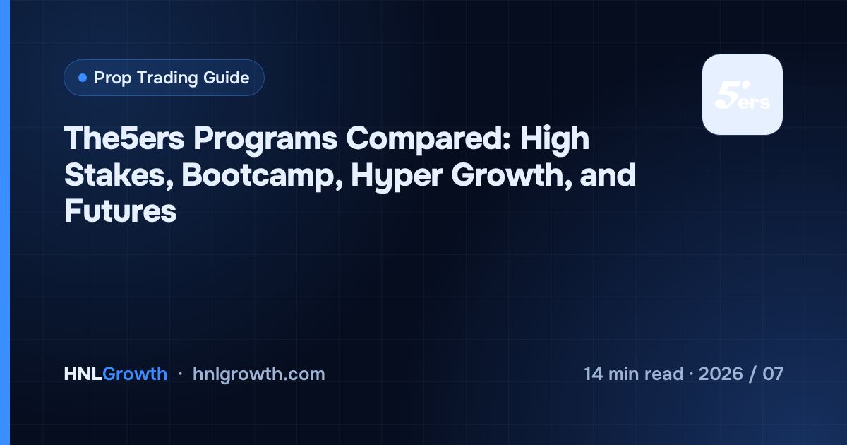The5ers Programs Compared: High Stakes, Bootcamp, Hyper Growth, and Futures — cover image