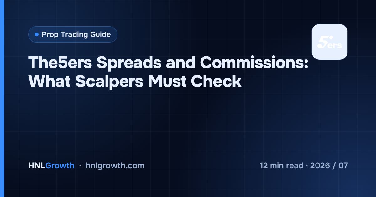 The5ers Spreads and Commissions: What Scalpers Must Check — cover image