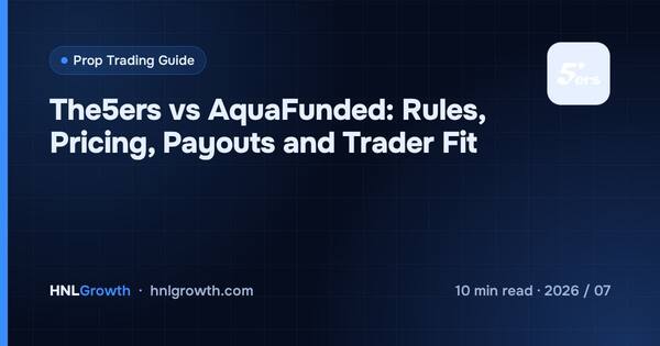 The5ers vs AquaFunded: Rules, Pricing, Payouts and Trader Fit cover illustration