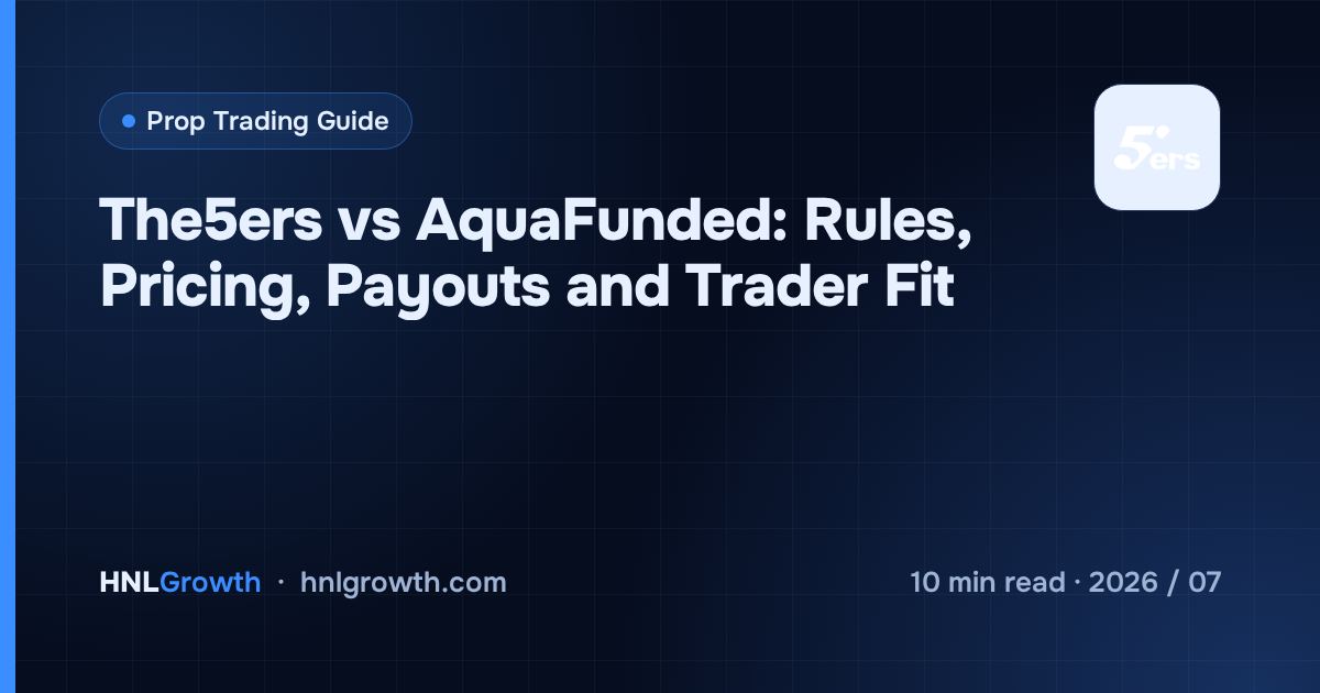The5ers vs AquaFunded: Rules, Pricing, Payouts and Trader Fit — cover image