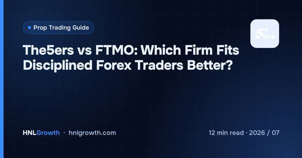 The5ers vs FTMO: Which Firm Fits Disciplined Forex Traders Better? cover illustration