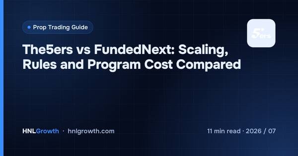 The5ers vs FundedNext: Scaling, Rules and Program Cost Compared cover illustration