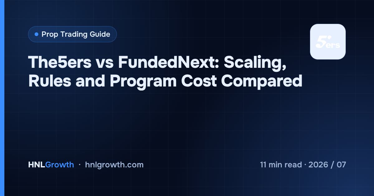 The5ers vs FundedNext: Scaling, Rules and Program Cost Compared — cover image