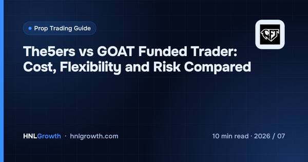 The5ers vs GOAT Funded Trader: Cost, Flexibility and Risk Compared cover illustration