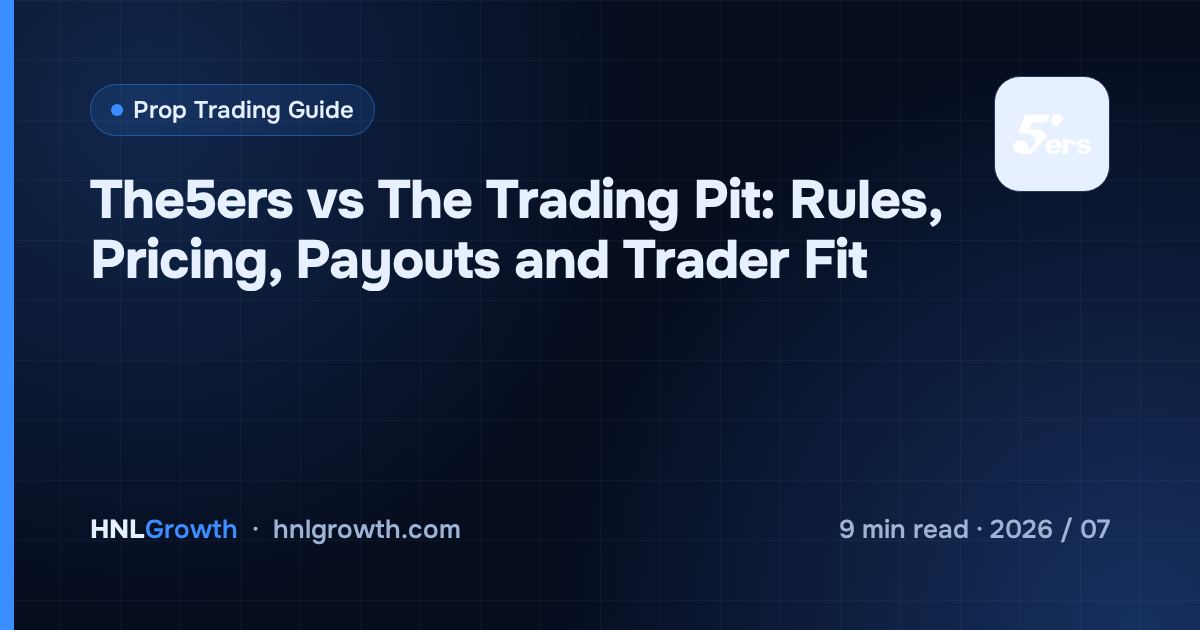 The5ers vs The Trading Pit: Rules, Pricing, Payouts and Trader Fit — cover image