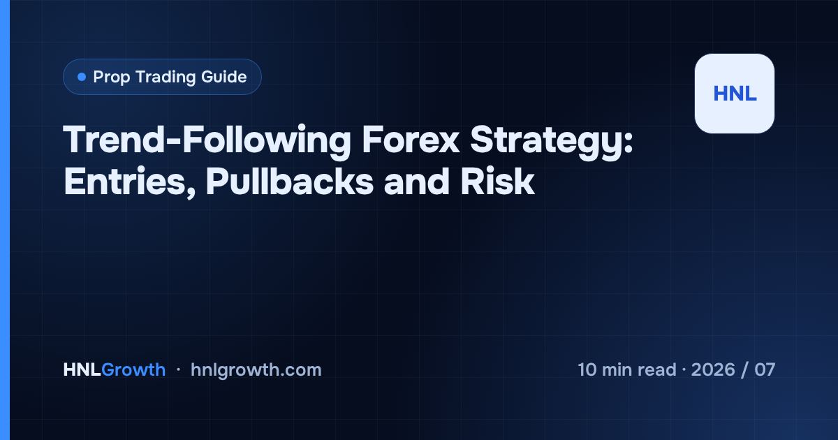 Trend-Following Forex Strategy: Entries, Pullbacks and Risk — cover image