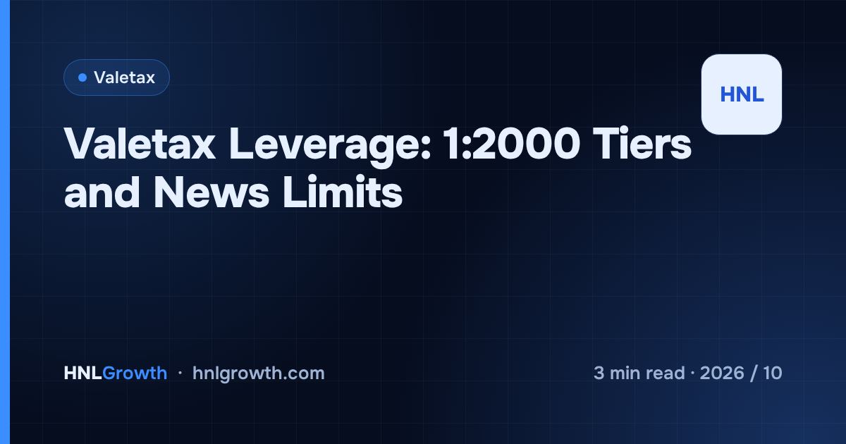 Valetax Leverage: 1:2000 Tiers and News Limits — cover image