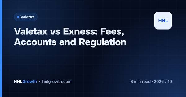 Valetax vs Exness: Fees, Accounts and Regulation cover illustration