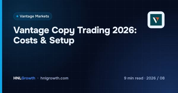 Vantage Copy Trading Review: $50 Minimum, Profit Sharing & App cover illustration