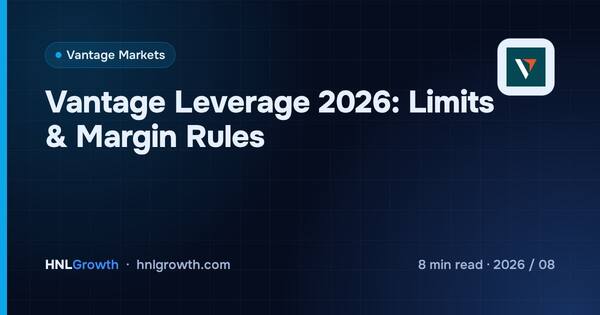 Vantage Markets Leverage: 1:500 to 1:2000 Rules & Margin Caps cover illustration
