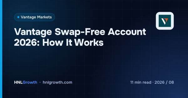 Vantage Swap-Free Account 2026: How It Works cover illustration