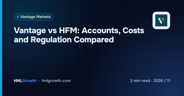 Vantage vs HFM: Accounts, Costs and Regulation Compared cover illustration