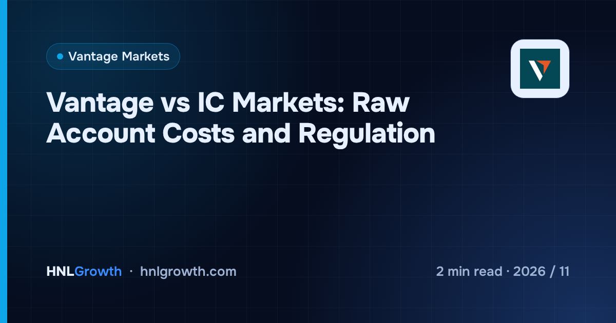 Vantage vs IC Markets: Raw Account Costs and Regulation — cover image