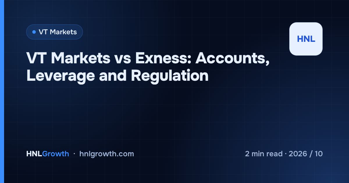 VT Markets vs Exness: Accounts, Leverage and Regulation — cover image