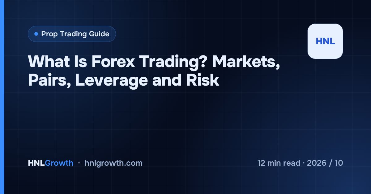 What Is Forex Trading? Markets, Pairs, Leverage and Risk — cover image