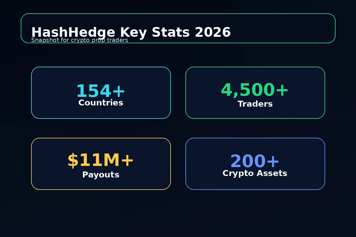 HashHedge crypto prop firm key facts for traders in 2026